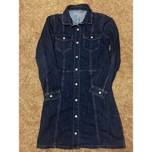 Girls Gap 1969 Snap Front Denim Dress XL‎